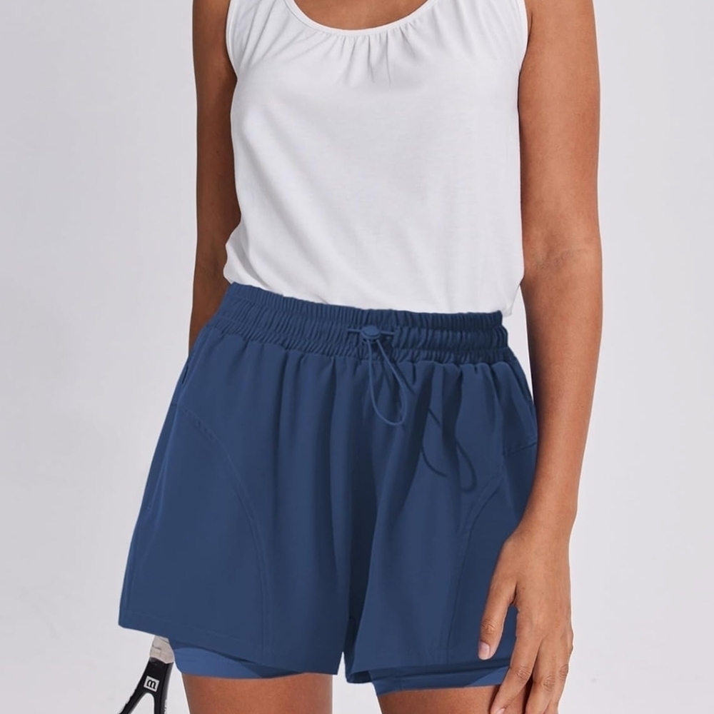 Women's Athletic Navy Shorts